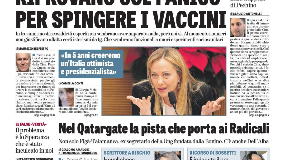 Oggi in edicola