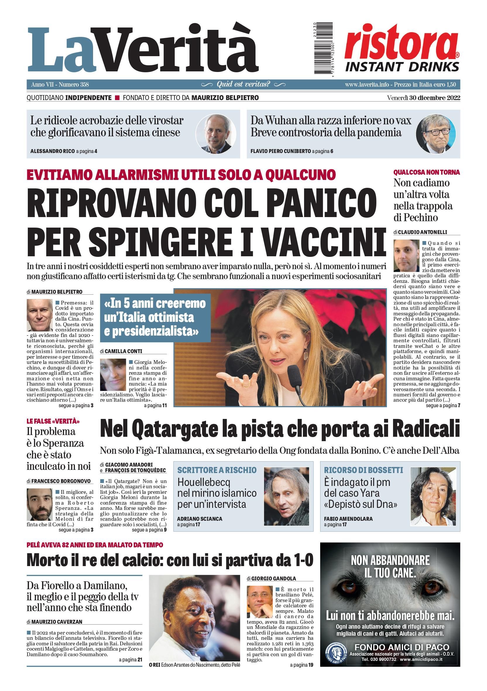Oggi in edicola