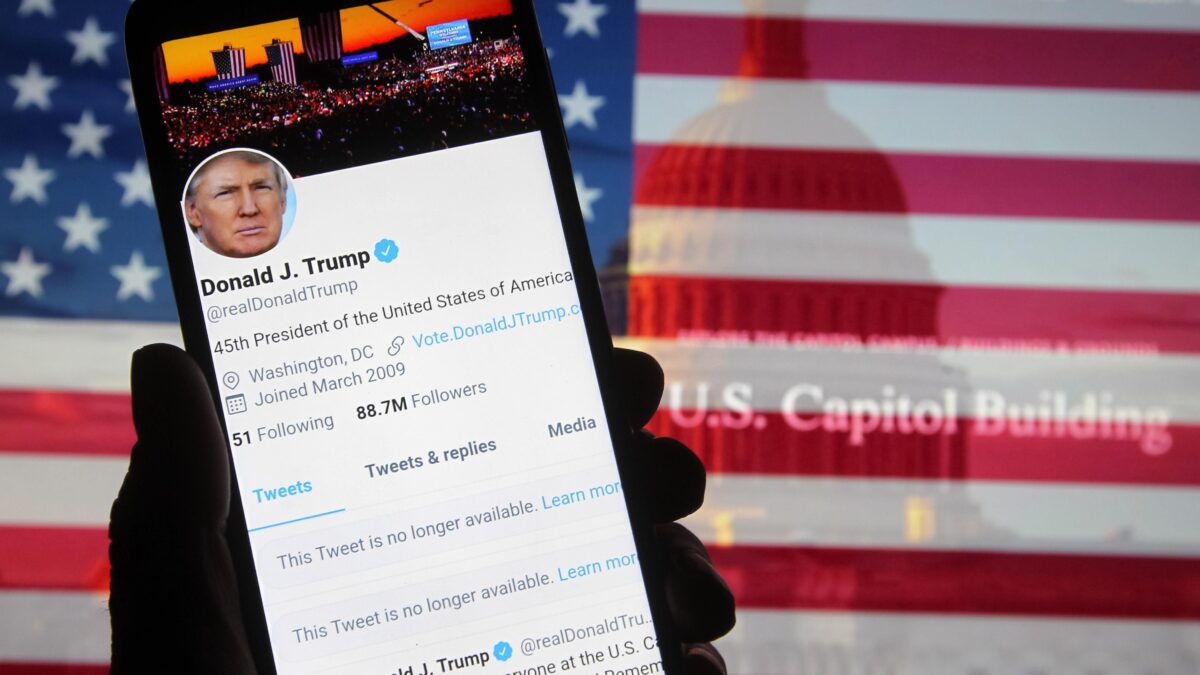 Trump fu oscurato ben prima di Capitol Hill