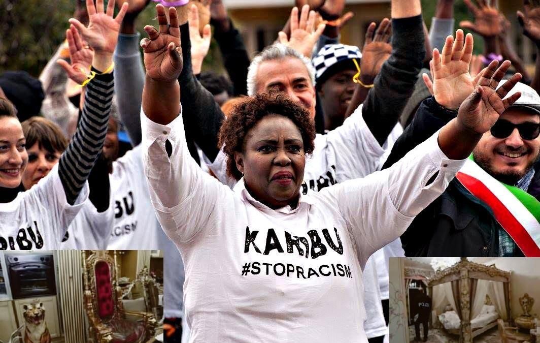 I mobili dei Casamonica custoditi nel magazzino della coop Karibu