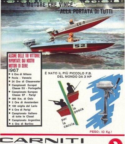 Pubblicità del Carniti Hp3 venduto in kit di montaggio