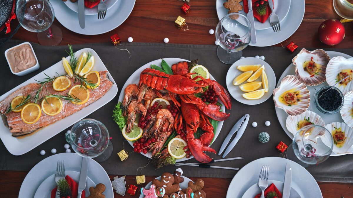Una vigilia di Natale a tutto pesce in tavola