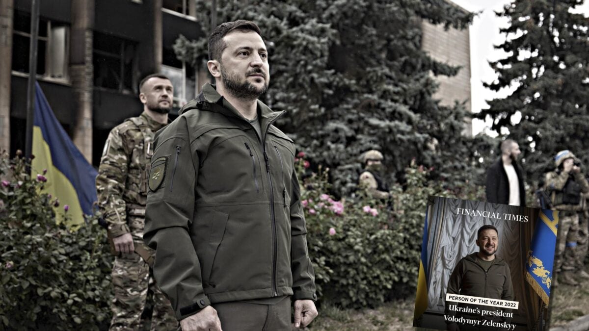 La City incorona l’ucraino Zelensky «nuovo Churchill»