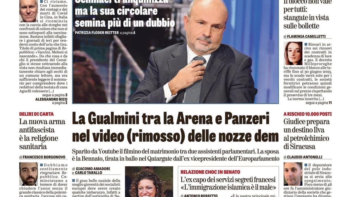 Oggi in edicola