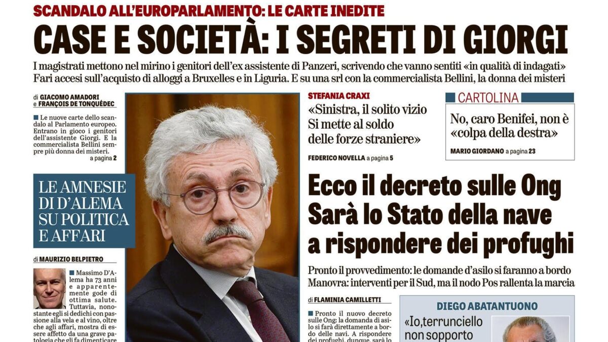 Oggi in edicola