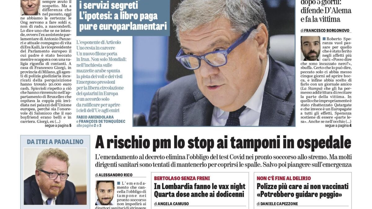 Oggi in edicola