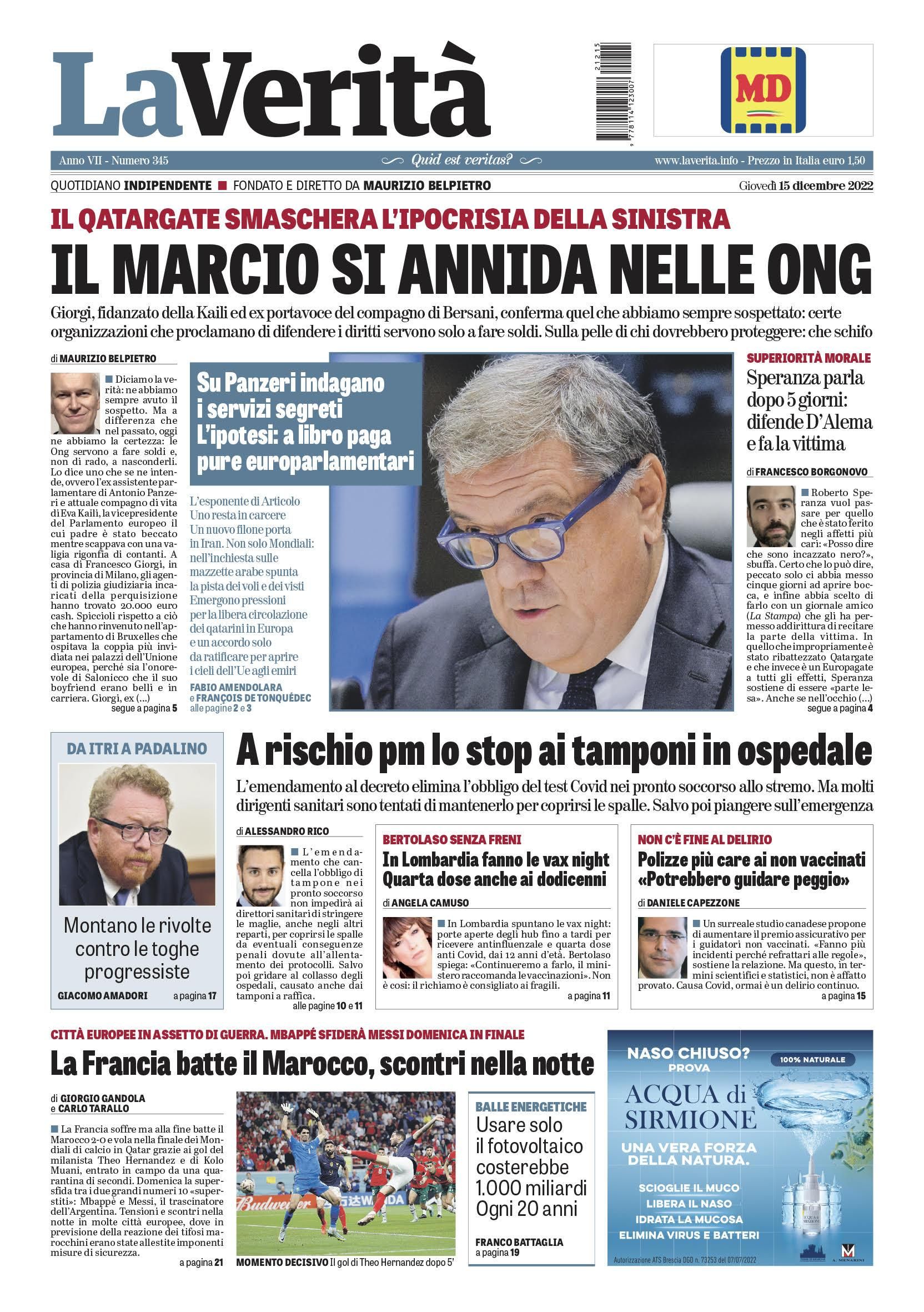 Oggi in edicola