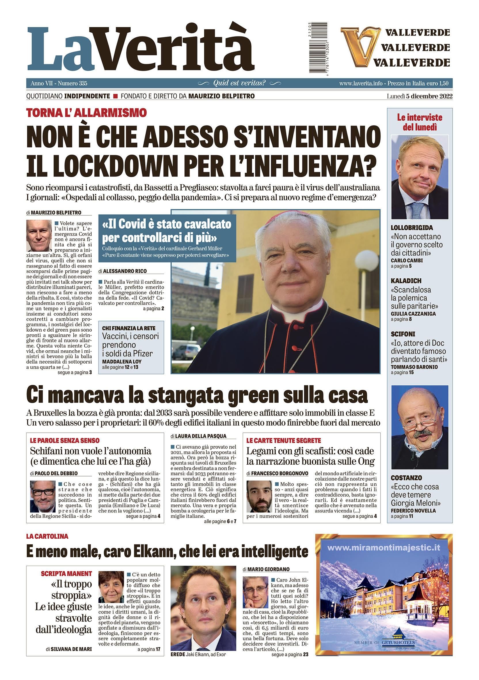 Oggi in edicola