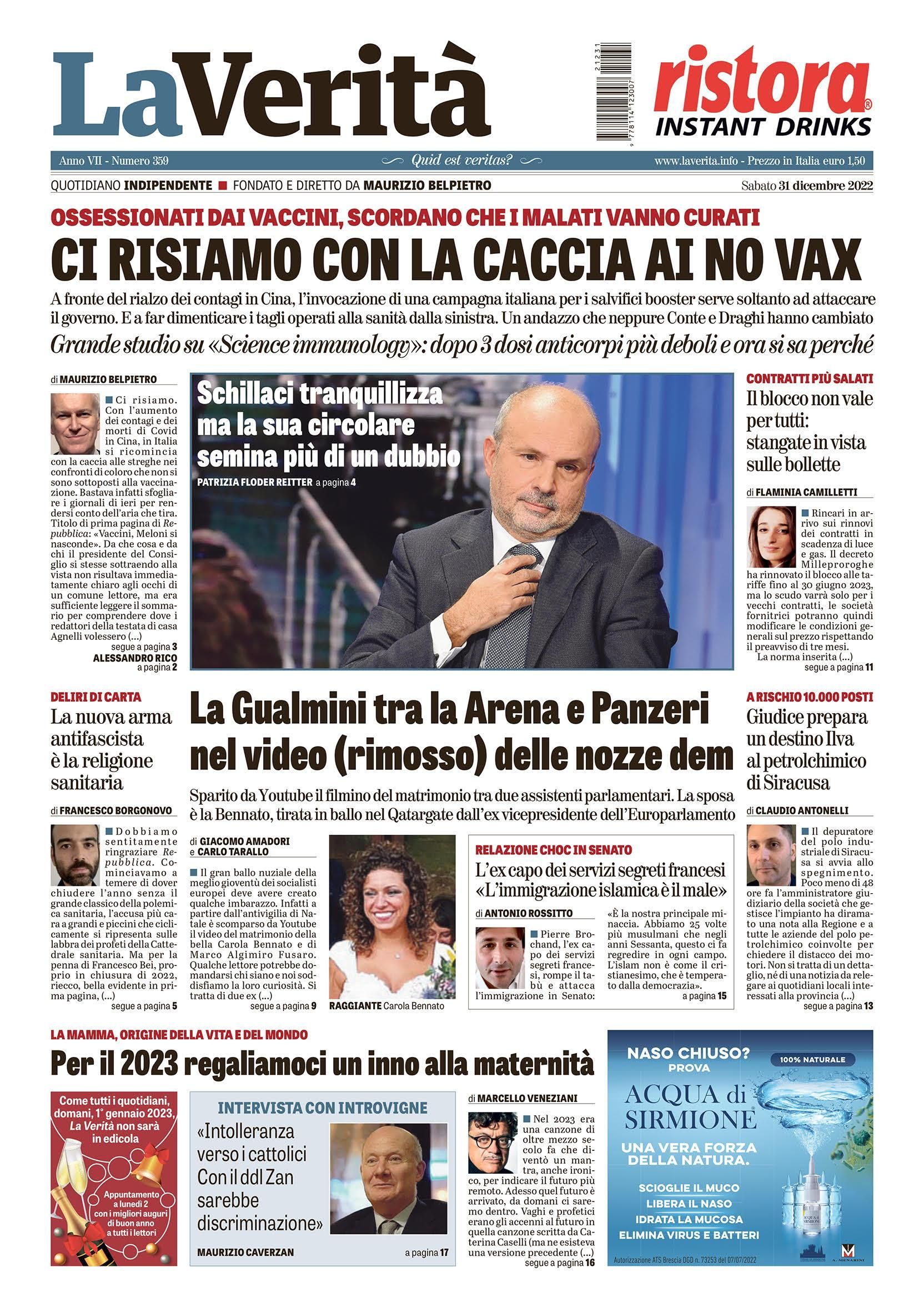 Oggi in edicola