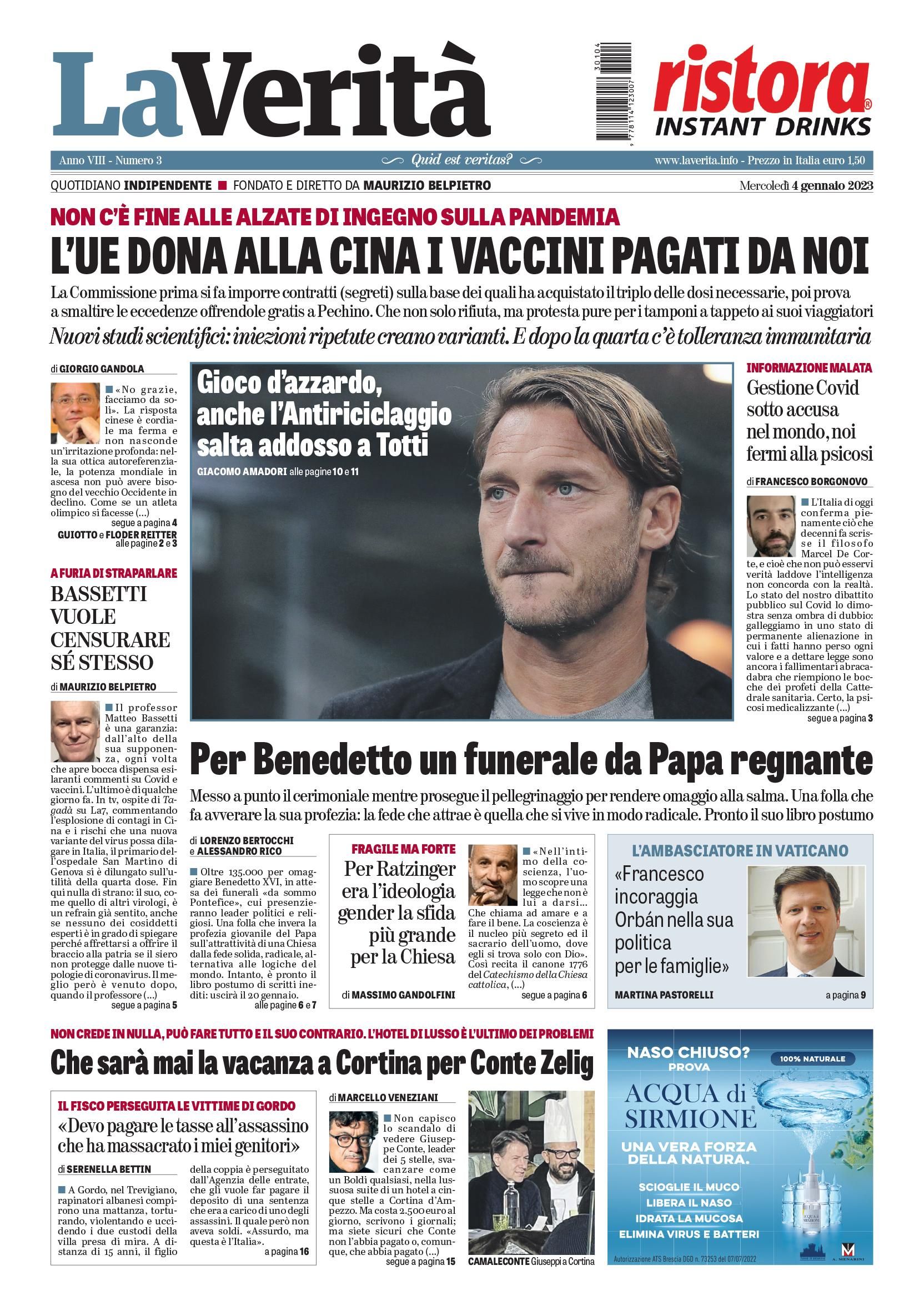 Oggi in edicola