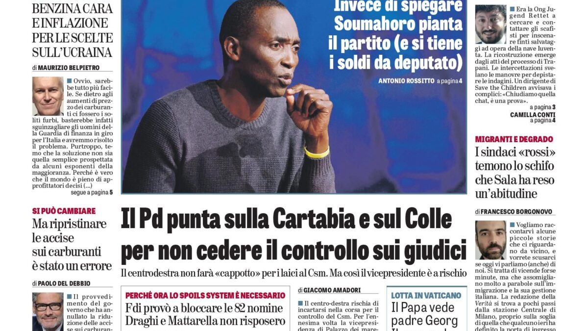 Oggi in edicola