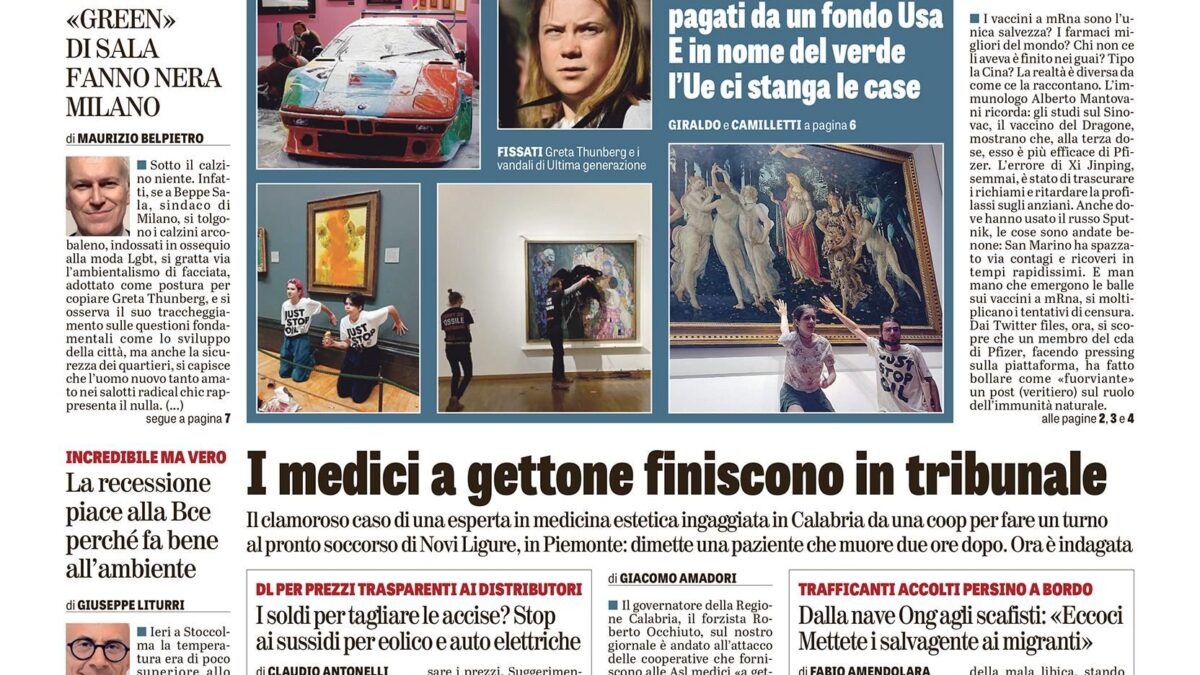Oggi in edicola