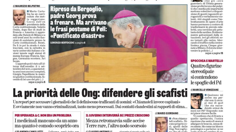 Oggi in edicola
