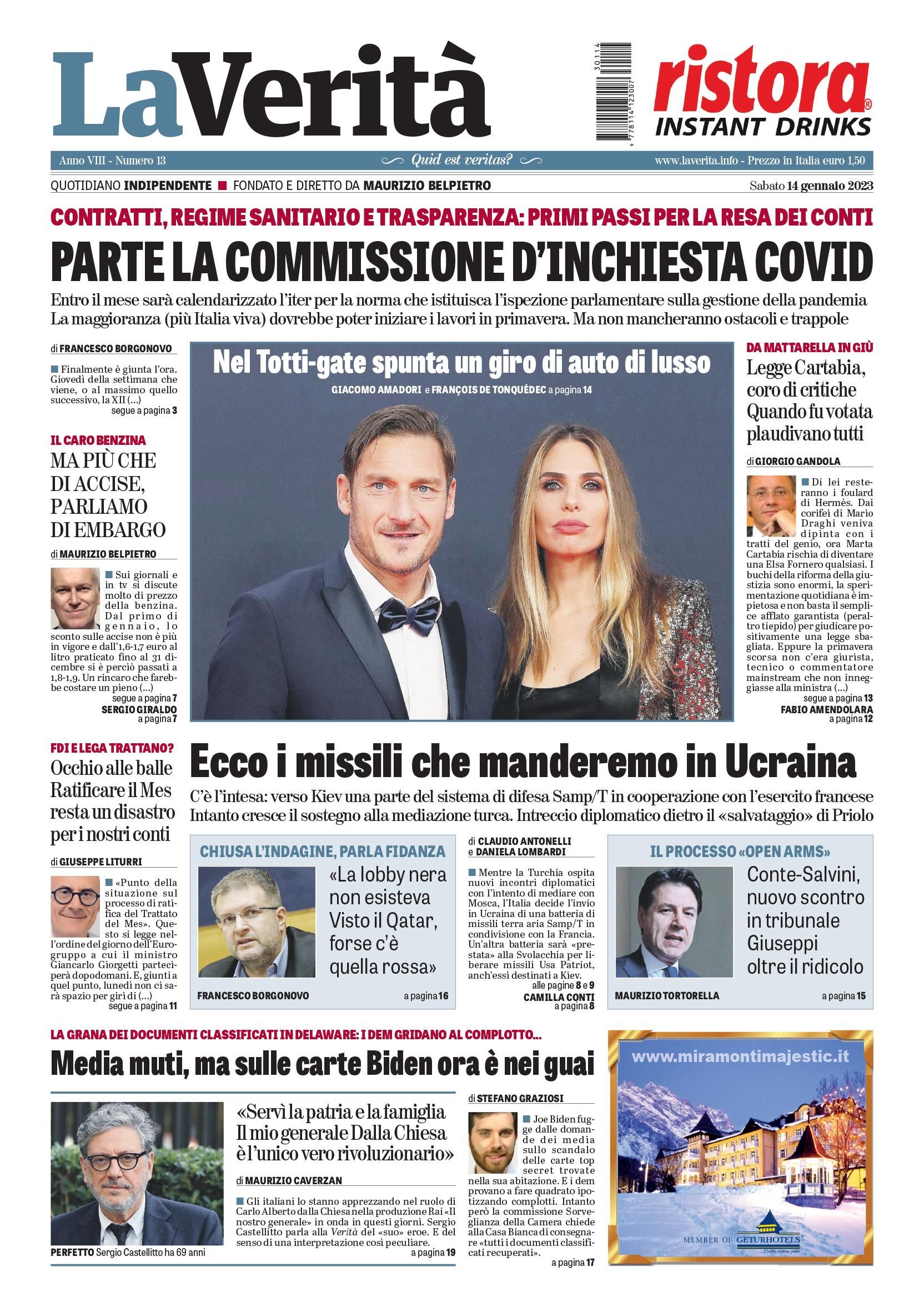 Oggi in edicola