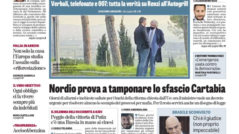 Oggi in edicola