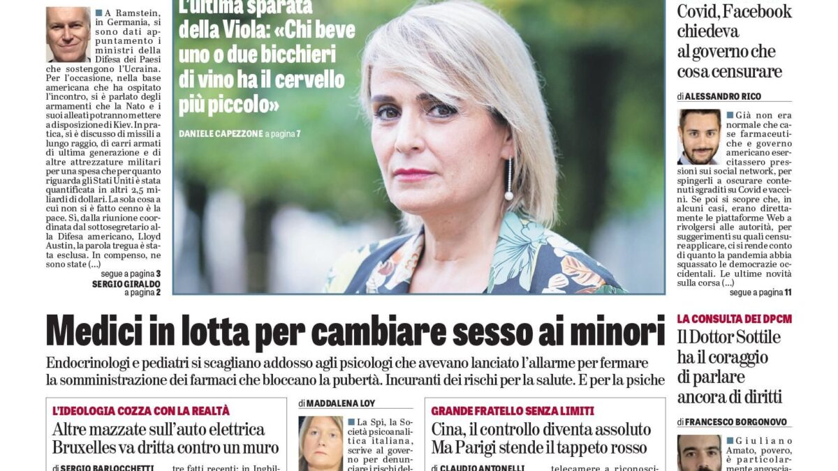 Oggi in edicola