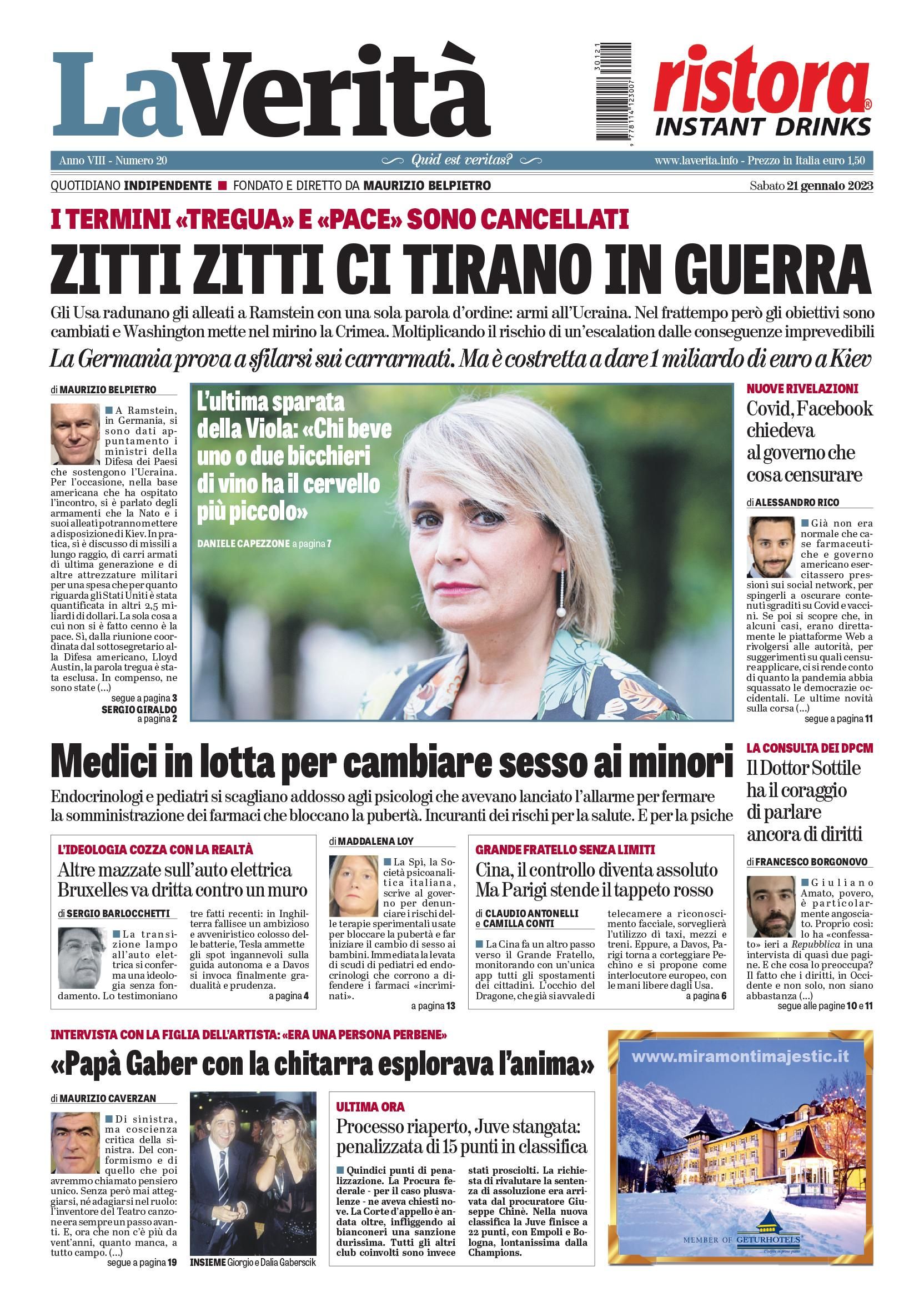 Oggi in edicola