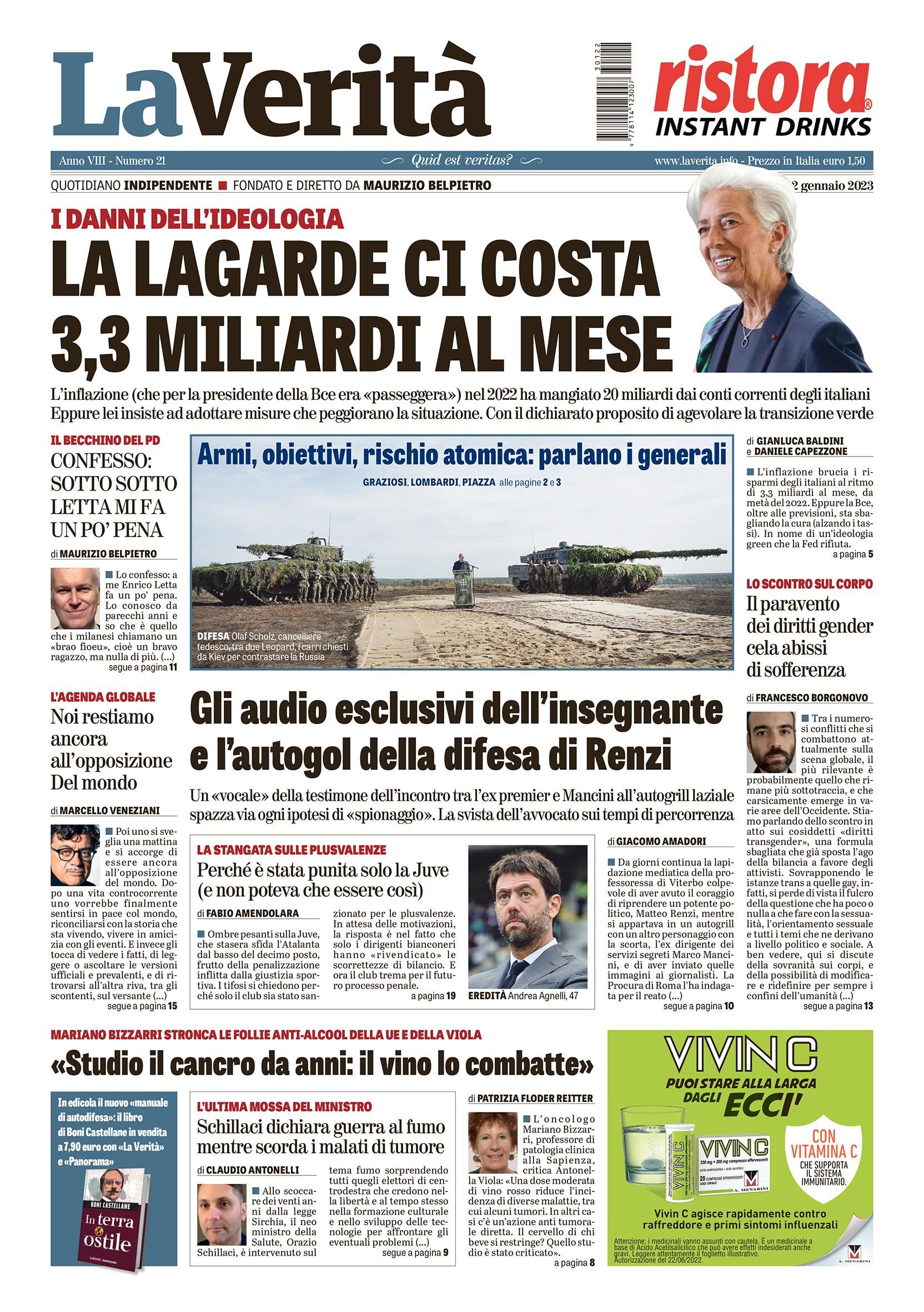 Oggi in edicola
