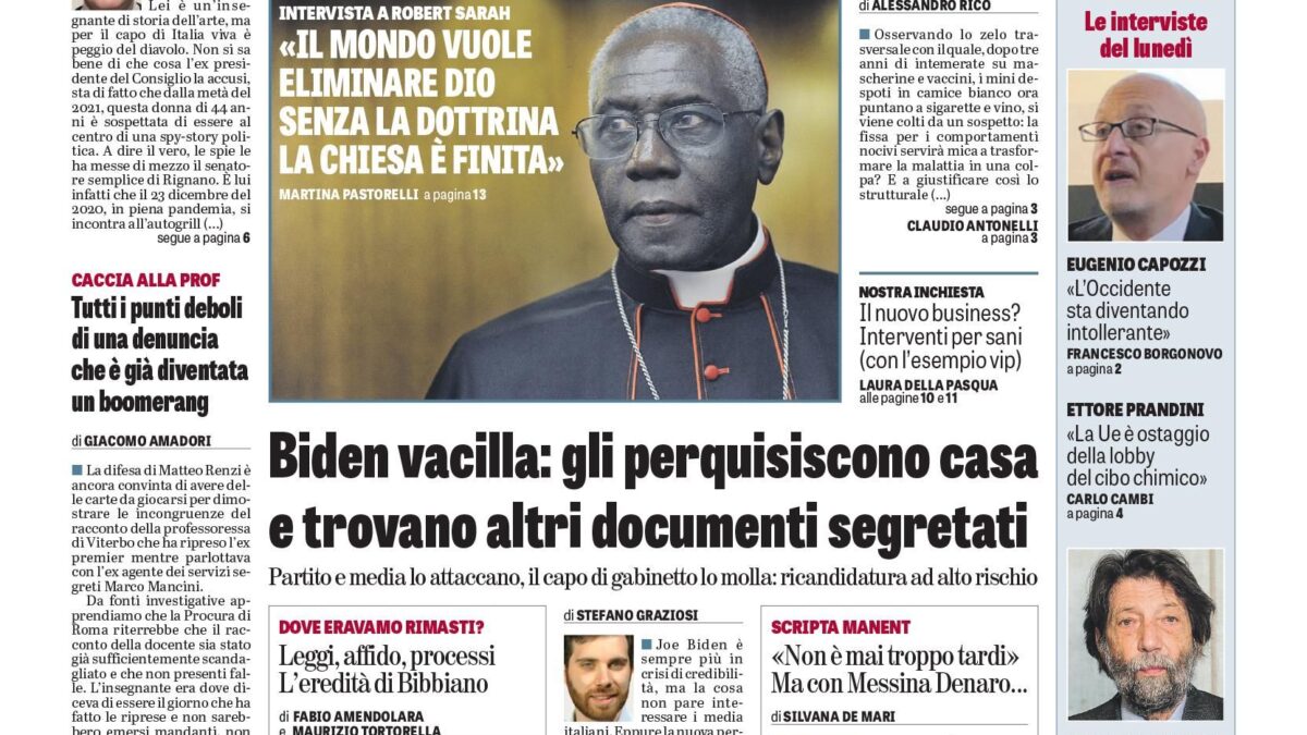 Oggi in edicola