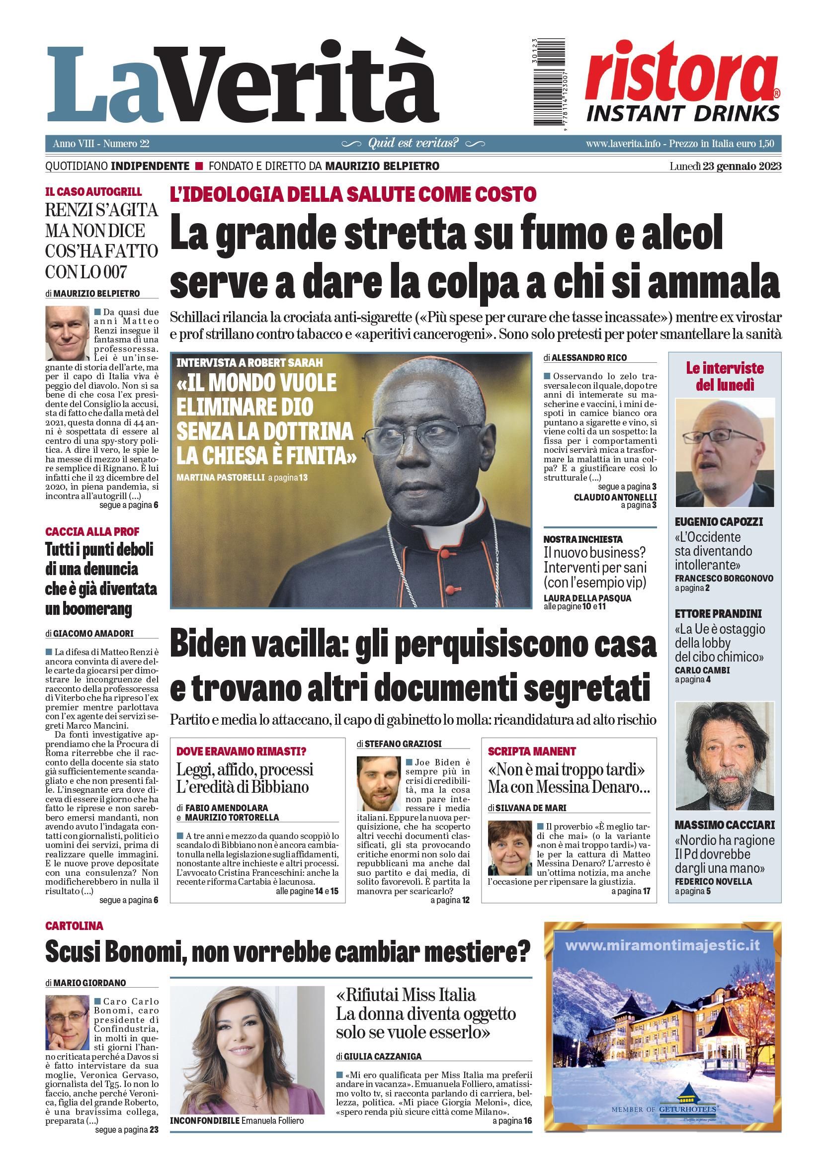 Oggi in edicola