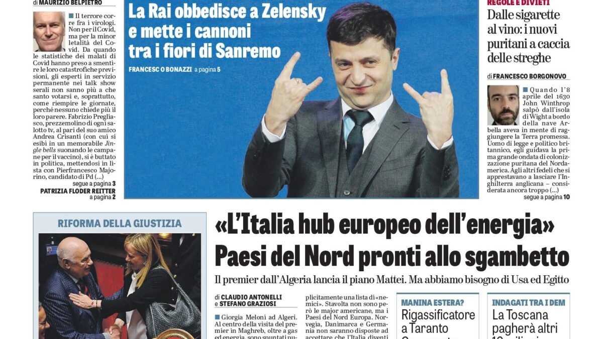 Oggi in edicola
