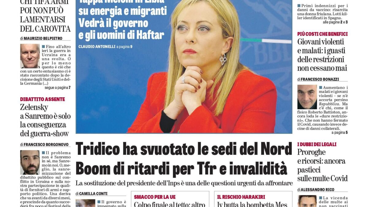 Oggi in edicola