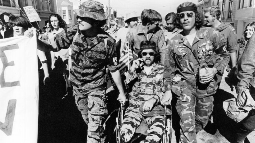 Manifestazione di veterani del Vietnam nel 1970 (Getty Images)