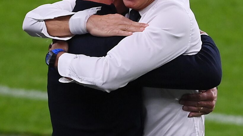 Mancini e quell’eterno abbraccio a Wembley