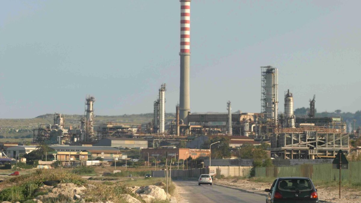 La raffineria di Priolo a Goi energy