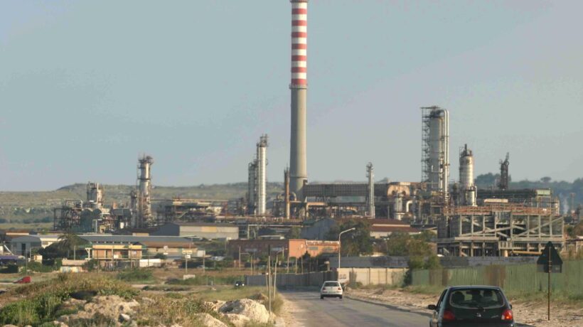 La raffineria di Priolo a Goi energy
