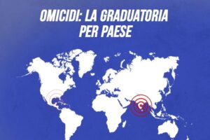 Omicidi: la graduatoria per paese