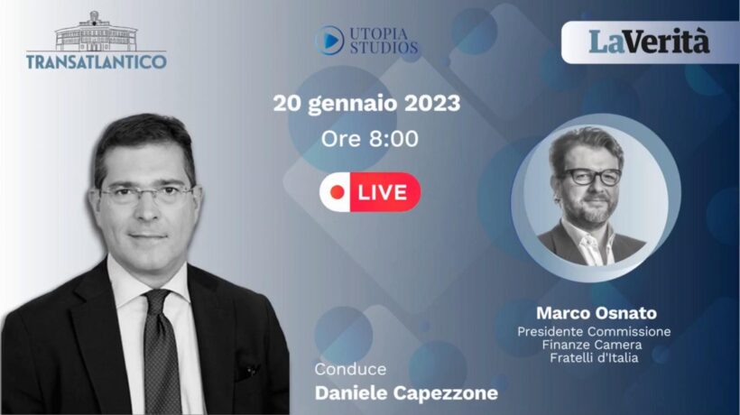 Marco Osnato a Transatlantico: fisco, economia, quadro politico