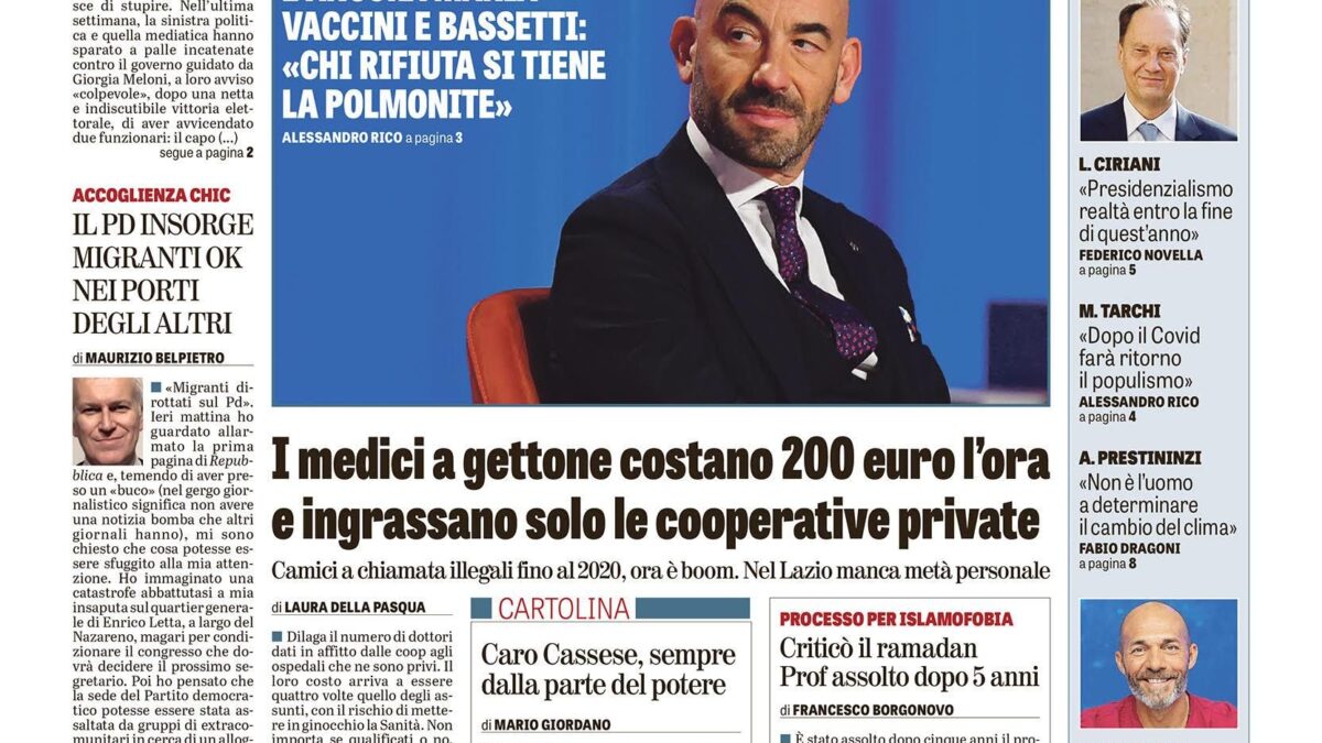 Oggi in edicola