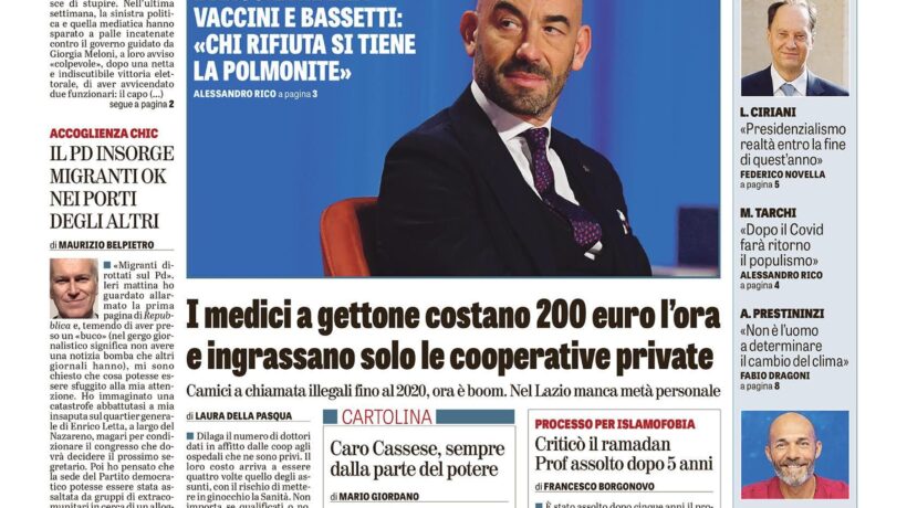 Oggi in edicola