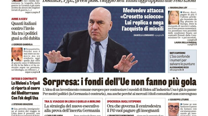 Oggi in edicola