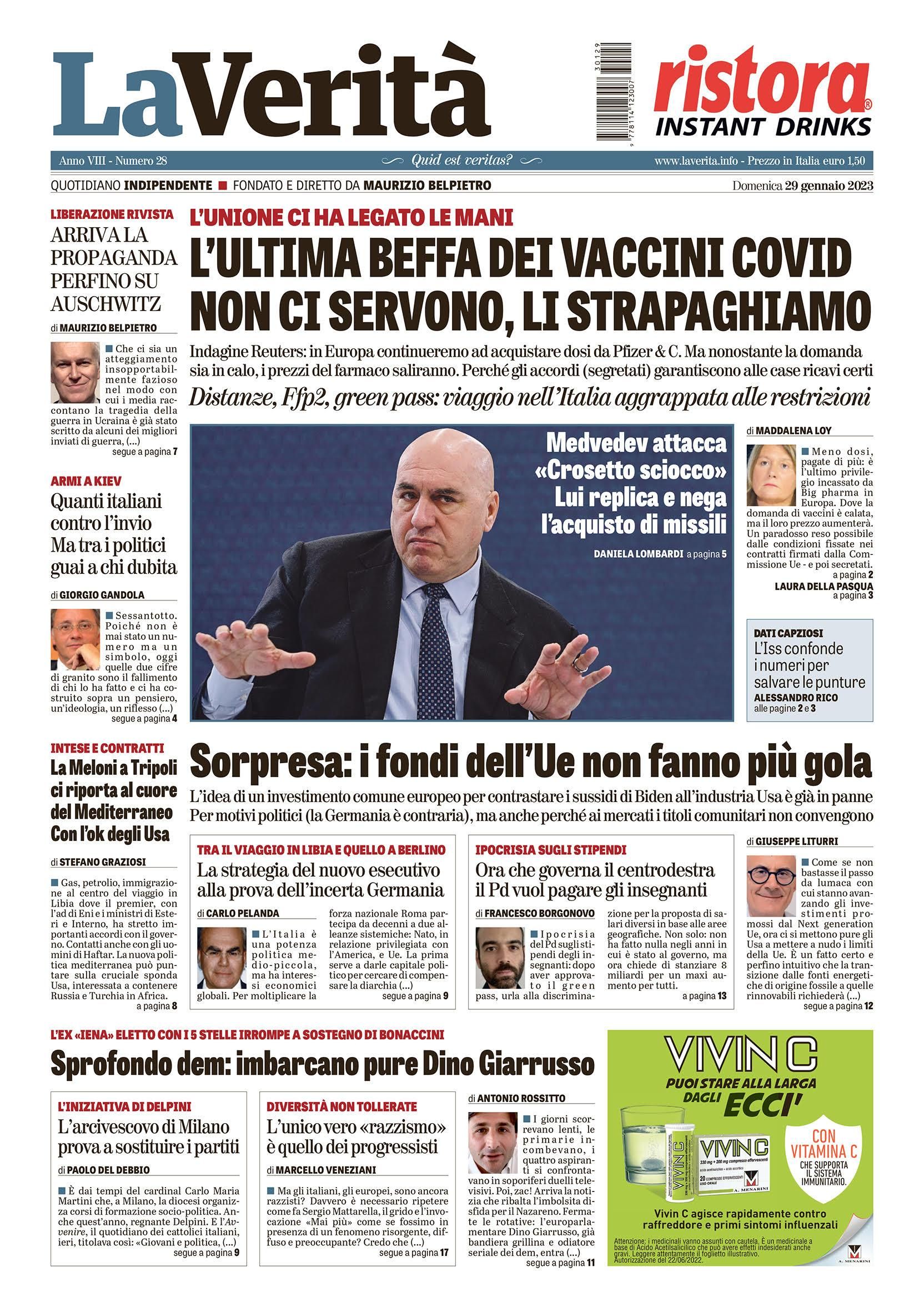 Oggi in edicola