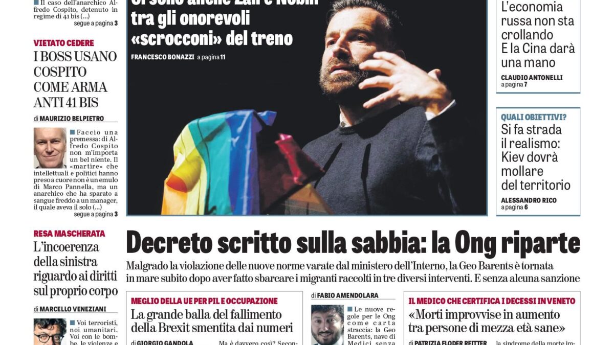 Oggi in edicola