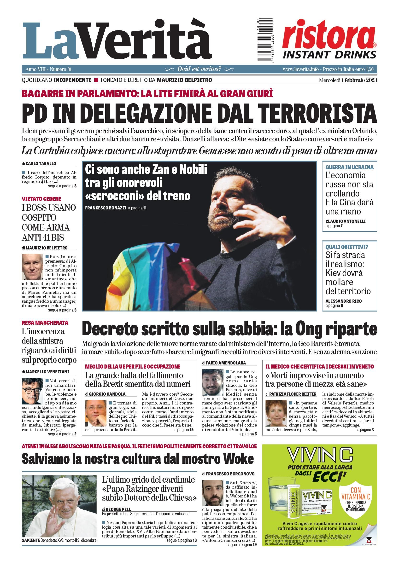 Oggi in edicola