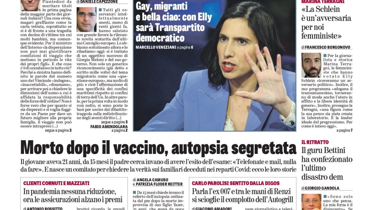 Oggi in edicola