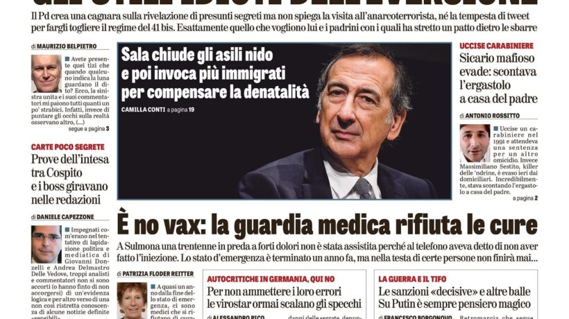 Oggi in edicola
