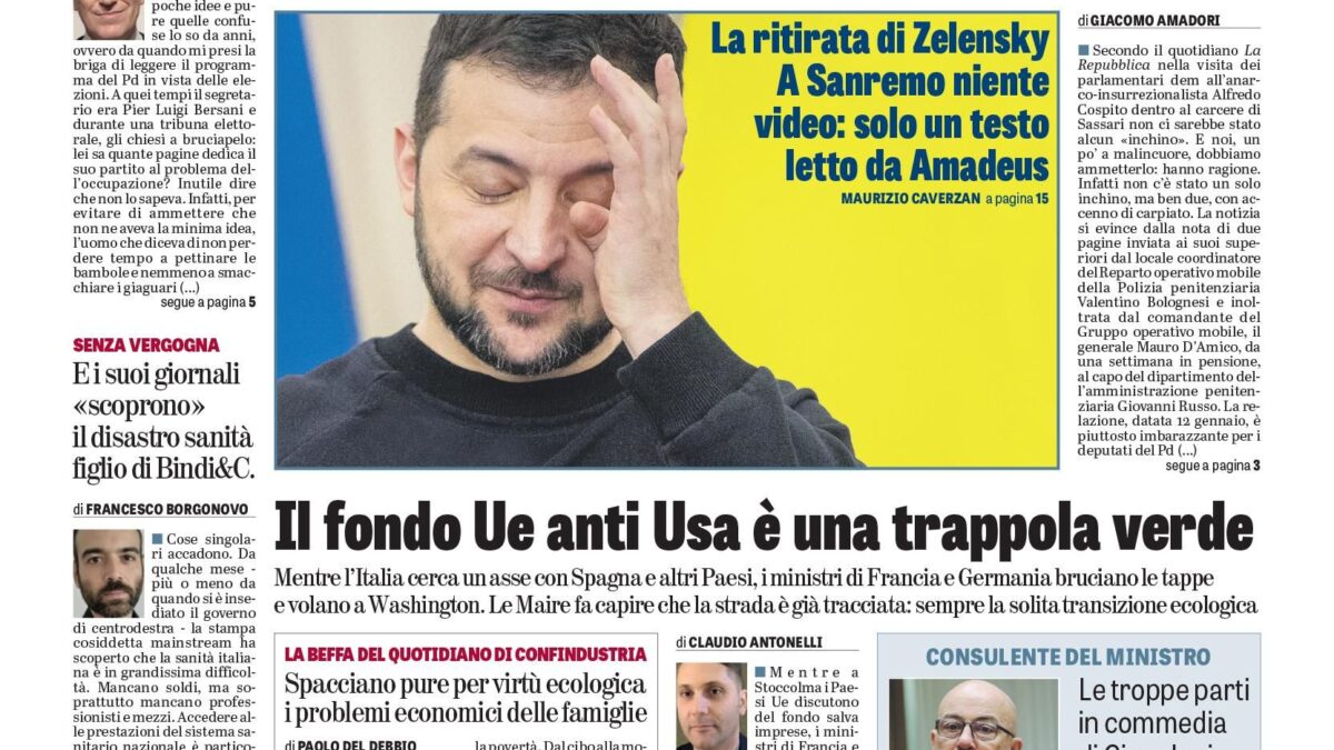 Oggi in edicola