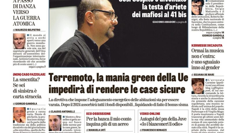 Oggi in edicola