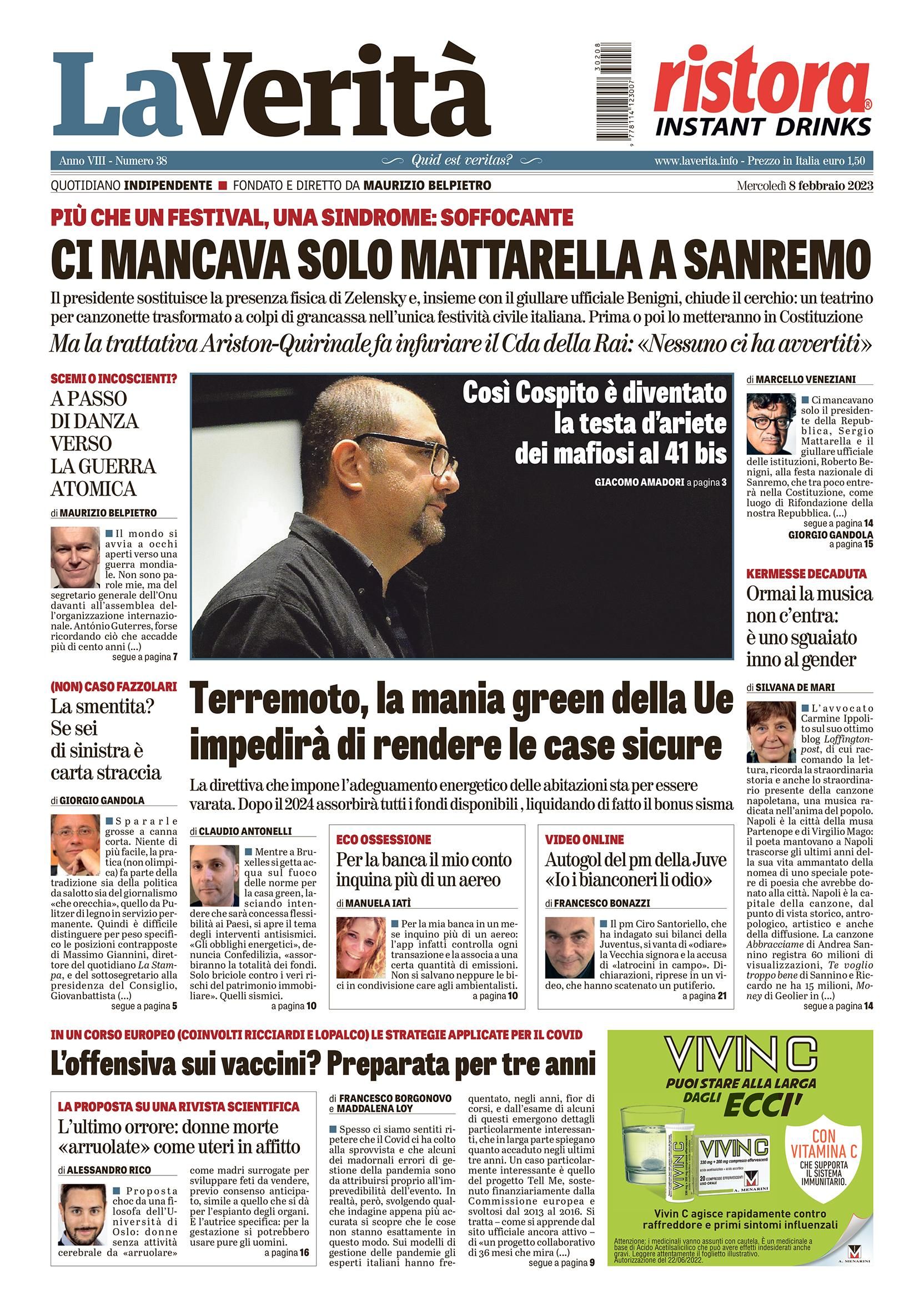 Oggi in edicola