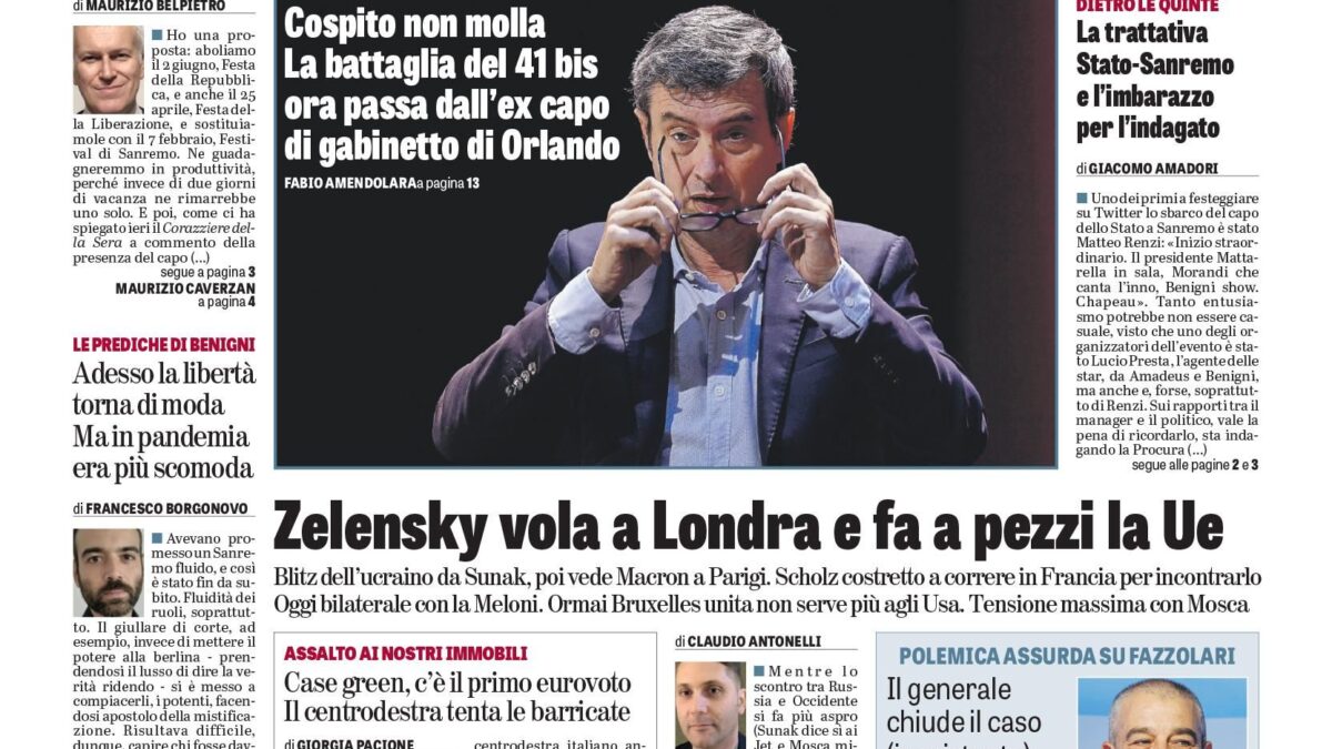 Oggi in edicola