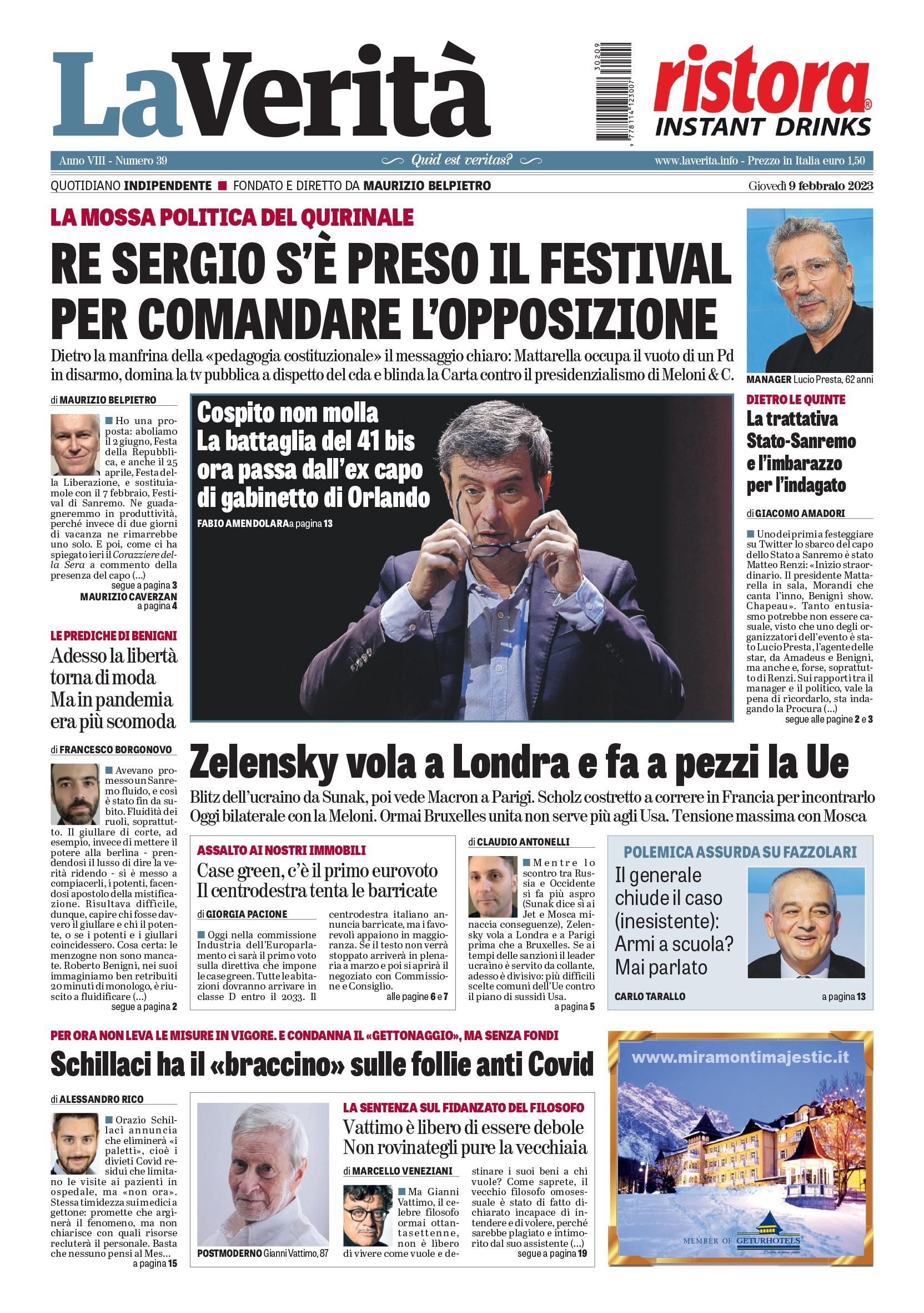 Oggi in edicola