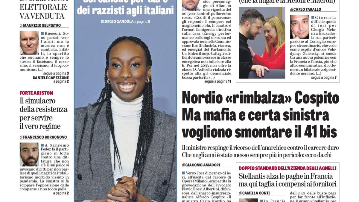 Oggi in edicola