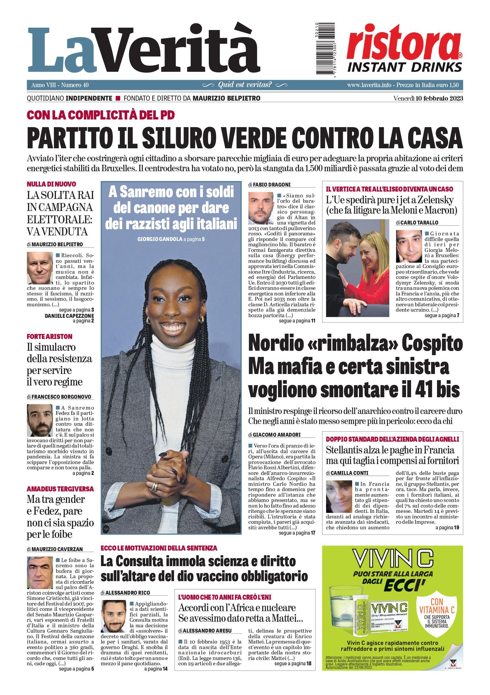 Oggi in edicola
