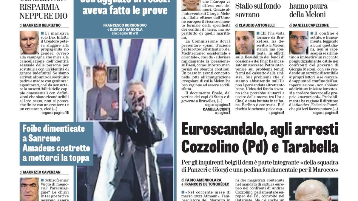Oggi in edicola