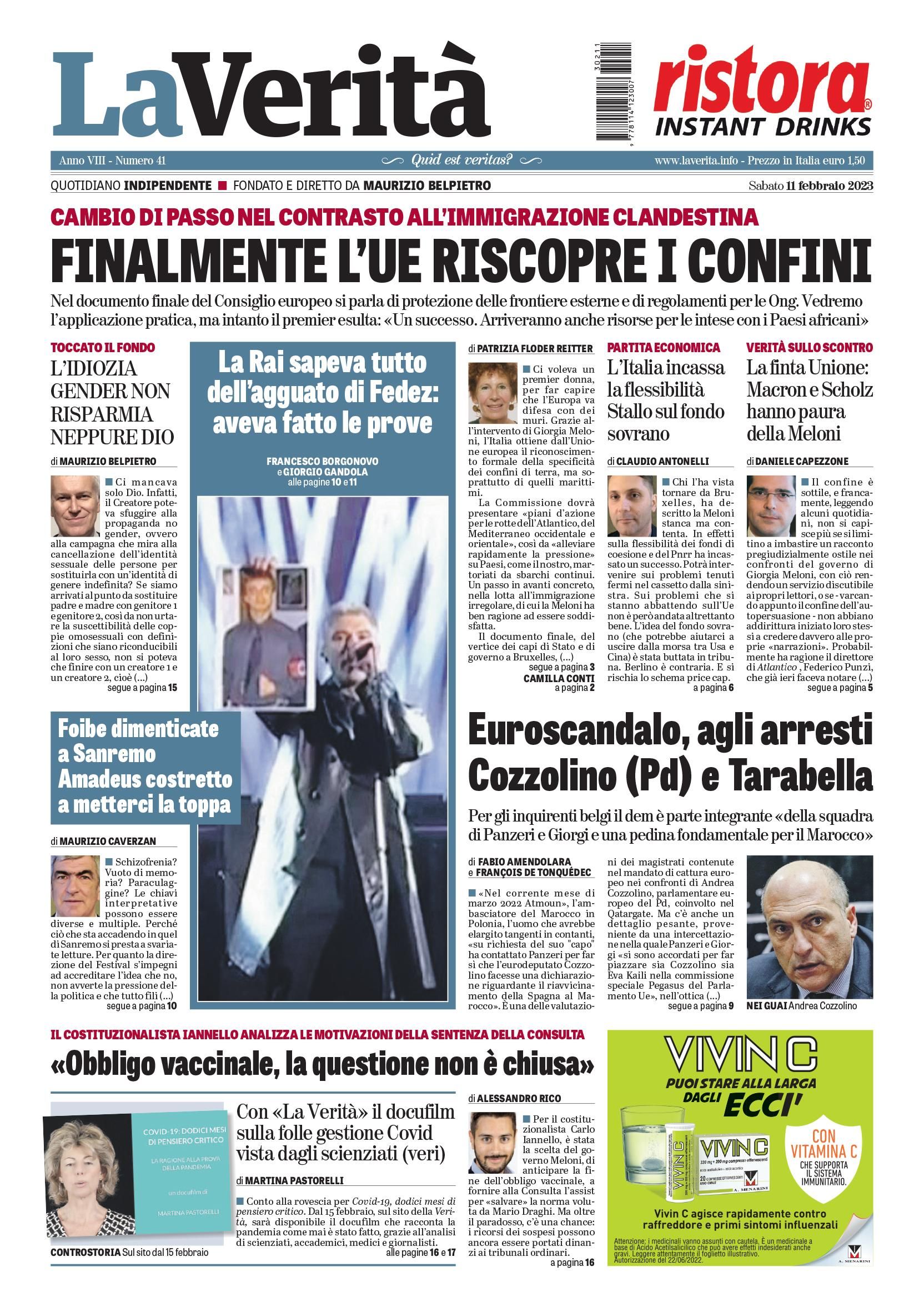 Oggi in edicola