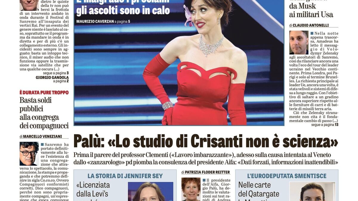 Oggi in edicola